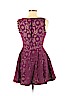City Studio Purple Cocktail Dress Size 7 - photo 2