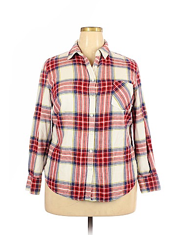 Ava & Viv Long Sleeve Button-Down Shirt (view 1)