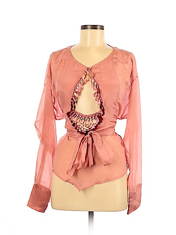 Gucci Long Sleeve Silk Top (view 1)