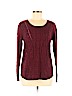 SO 100% Acrylic Burgundy Pullover Sweater Size M - photo 1