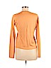 Paul Stuart 100% Silk Orange Silk Pullover Sweater Size M - photo 2