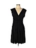 Ann Taylor LOFT 100% Tencel Lyocell Black Casual Dress Size L (petite) - photo 1
