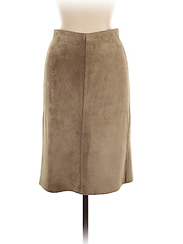 Michael Kors Leather Skirt (view 2)