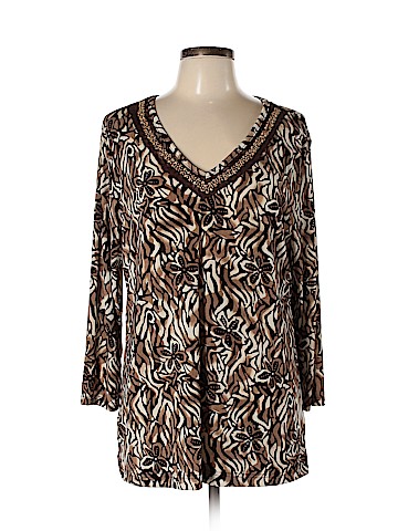 Jaclyn Smith 3/4 Sleeve Top (view 1)