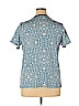 Croft & Barrow Plus 100% Cotton Blue Short Sleeve Henley Size XL - photo 2