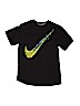 Nike 100% Cotton Graphic Black Short Sleeve T-Shirt Size M (youth) - photo 1