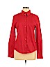 Acne 100% Cotton Red Long Sleeve Button-Down Shirt Size EU 40 / US 10 - photo 1