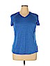 Danskin Now 100% Polyester Blue Active T-Shirt Size XL - photo 1