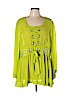 ASHRO 100% Polyester Green 3/4 Sleeve Blouse Size XL - photo 1