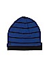 Plush 100% Acrylic Stripes Blue Beanie One size - photo 1