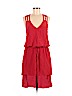 Mason 100% Silk Red Casual Dress Size 8 - photo 1