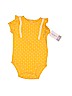 Carter's 100% Cotton Yellow Short Sleeve Onesie 3-6 MO / 6 MO - photo 1