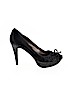 Moda Spana 100% Leather Black Heels Size 9 - photo 1