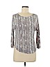 Soft Joie 100% Rayon Gray 3/4 Sleeve Top Size XS - photo 1