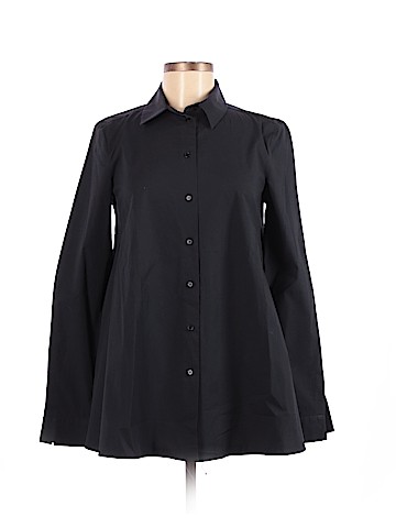 Jil Sander Navy Long Sleeve Button-Down Shirt (view 1)