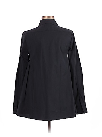 Jil Sander Navy Long Sleeve Button-Down Shirt (view 2)