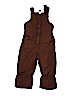 Carter's Solid Brown Snow Pants With Bib Size 4T - photo 1