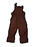 Carter's Solid Brown Snow Pants With Bib Size 4T - photo 2