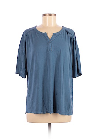 Woman Within Short Sleeve Henley (view 1)