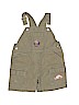 Baby Gap 100% Cotton Solid Green Overall Shorts Size 2 - photo 1