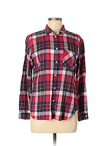 American Eagle Outfitters Long Sleeve Button-Down Shirt (view 1)