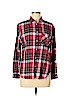 American Eagle Outfitters 100% Cotton Red Long Sleeve Button-Down Shirt Size M - photo 1