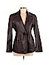 Donna Karan New York 100% Leather Brown Leather Jacket Size 8 - photo 1
