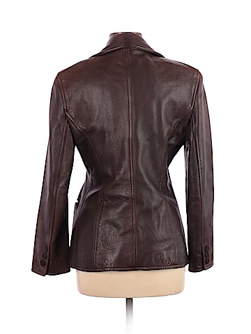Donna Karan New York Leather Jacket (view 2)