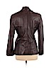 Donna Karan New York 100% Leather Brown Leather Jacket Size 8 - photo 2
