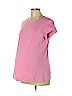 Mimi Maternity Pink Short Sleeve T-Shirt Size L - photo 1
