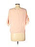 Forever 21 100% Polyester Pink Short Sleeve Blouse Size S - photo 2