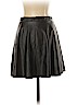 Peach Royal 100% Polyester Black Faux Leather Skirt Size S - photo 2