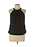 XOXO 100% Polyester Black Sleeveless Blouse Size L - photo 1