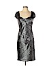 Tadashi Shoji Silver Cocktail Dress Size S - photo 1