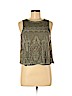 Express 100% Cotton Green Sleeveless Top Size S (petite) - photo 1