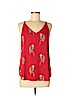 Ann Taylor LOFT 100% Polyester Red Sleeveless Blouse Size M (petite) - photo 1