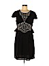 Vineet Bahl 100% Polyester Black Casual Dress Size 8 (petite) - photo 1