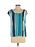 Lucky Brand 100% Silk Blue Sleeveless Silk Top Size S - photo 1