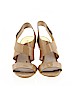 MICHAEL Michael Kors 100% Leather Tan Heels Size 8 1/2 - photo 2