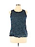 Gap Outlet Blue Sleeveless Top Size XL - photo 1