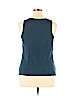 Gap Outlet Blue Sleeveless Top Size XL - photo 2