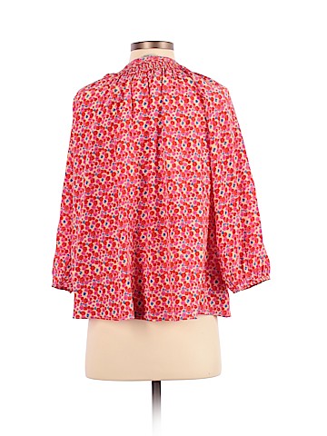 Tucker Long Sleeve Silk Top (view 2)