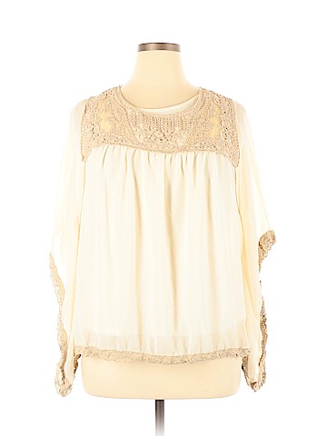 Maurices Short Sleeve Blouse (view 1)