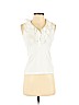 Chaps 100% Cotton White Sleeveless Top Size S (petite) - photo 1