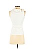 Chaps 100% Cotton White Sleeveless Top Size S (petite) - photo 2