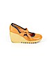Faryl Robin Orange Wedges Size 8 - photo 1