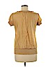 Charlotte Russe 100% Polyester Gold Short Sleeve Blouse Size M - photo 2