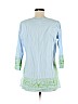 Gretchen Scott Designs 100% Cotton Blue 3/4 Sleeve Top Size M - photo 2