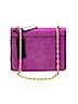 Banana Republic 100% Cow Leather Purple Leather Shoulder Bag One size - photo 3