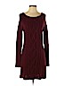 Hollister Burgundy Casual Dress Size S - photo 1
